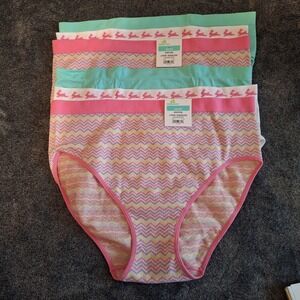 2 Pk 6 Pairs Hipster Seamless Underwear Womans XXL (20) Pastels Bunnies...‎